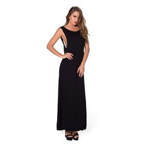 Cowl Back Maxi Dress
